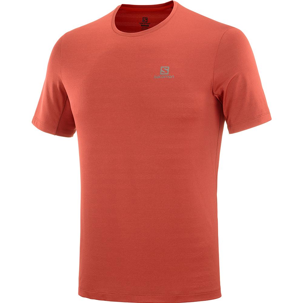 T-Shirts Salomon Homme Rouge - Salomon XA M - France (2490-EMXCW)